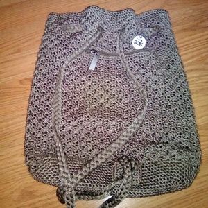 crochet back bag